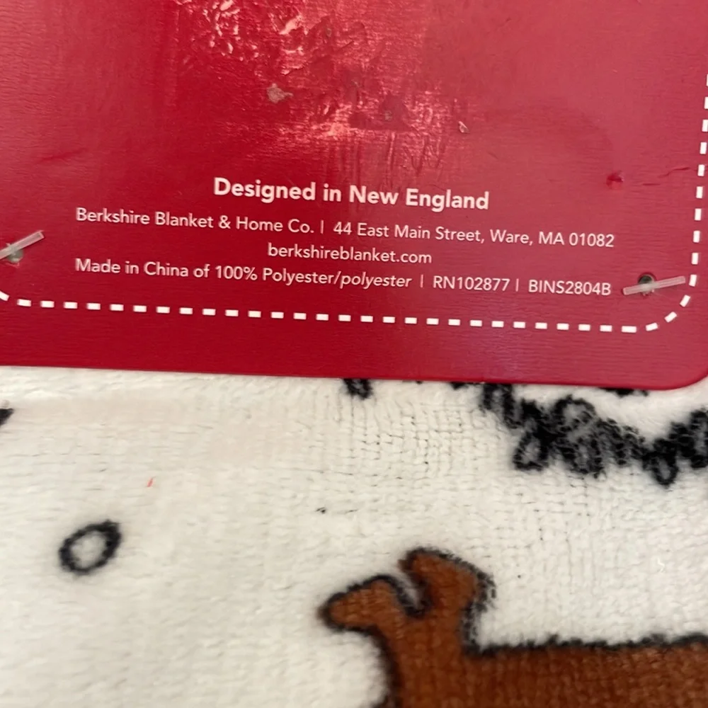 Dachshund themed throw blanket.